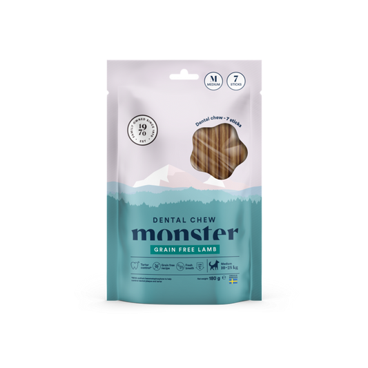 Monster Dog Dental Chew Lamb M Week (7st)