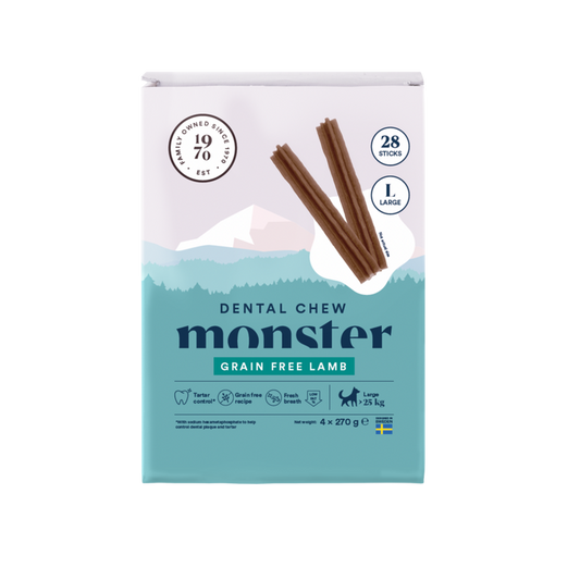 Monster Dental Chew GF Lamb L Month (28st)