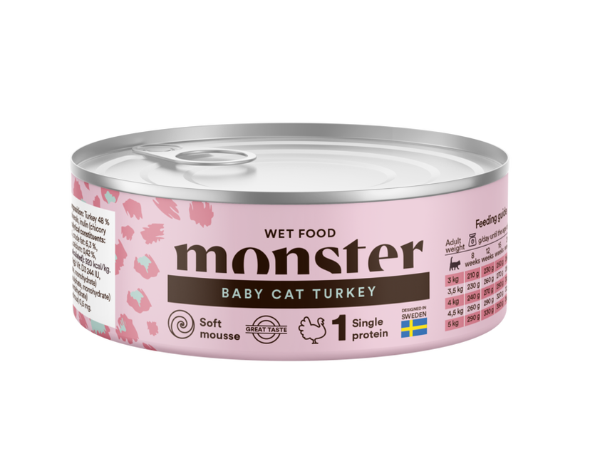 Monster Cat Baby Mousse Burk 100gr g