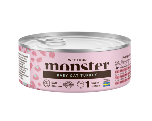 Monster Cat Baby Mousse Burk 100gr g