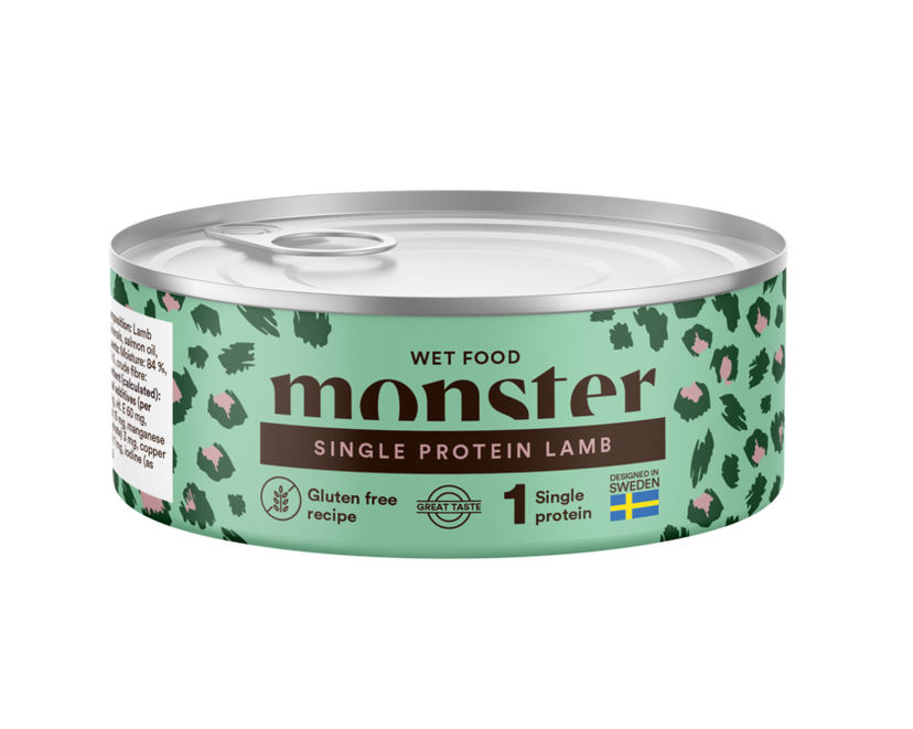 Monster Cat Adult Single Lamb Burk 100gr