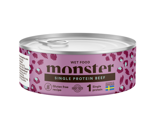 Monster Cat Adult Single  Beef Burk 100gr