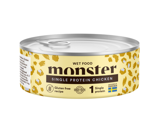 Monster Cat Adult Single Chicken Burk 100gr