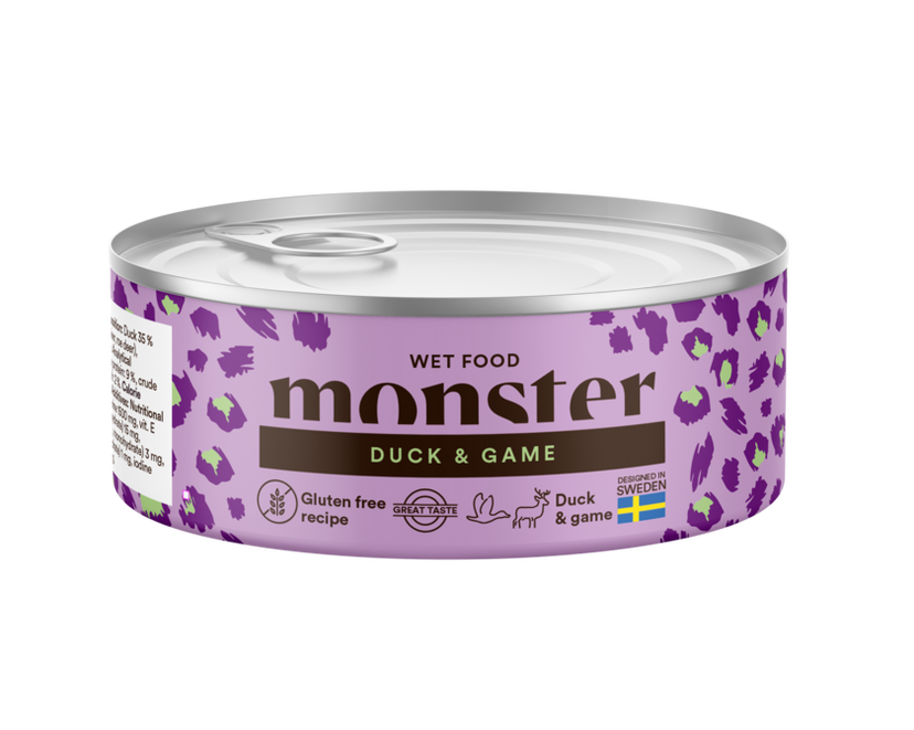 Monster Cat Adult Multi  Duck/ Game Burk 100gr