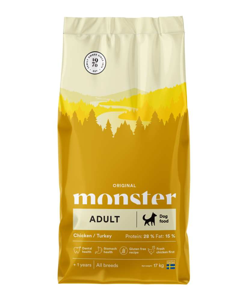 Monster Original Adult Chicken/Turkey 17kg