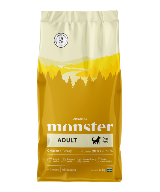 Monster Original Adult Chicken/Turkey 17kg