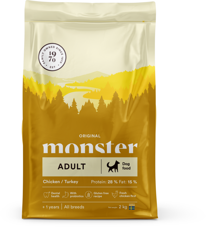 Monster Original Adult Chicken/Turkey 2kg
