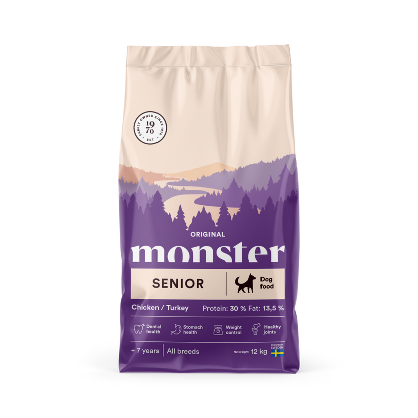 Monster Dog Orig. Senior Chicken/Turkey 12kg