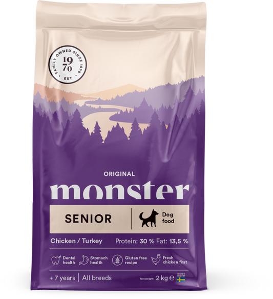 Monster Dog Orig. Senior Chicken/Turkey 2kg