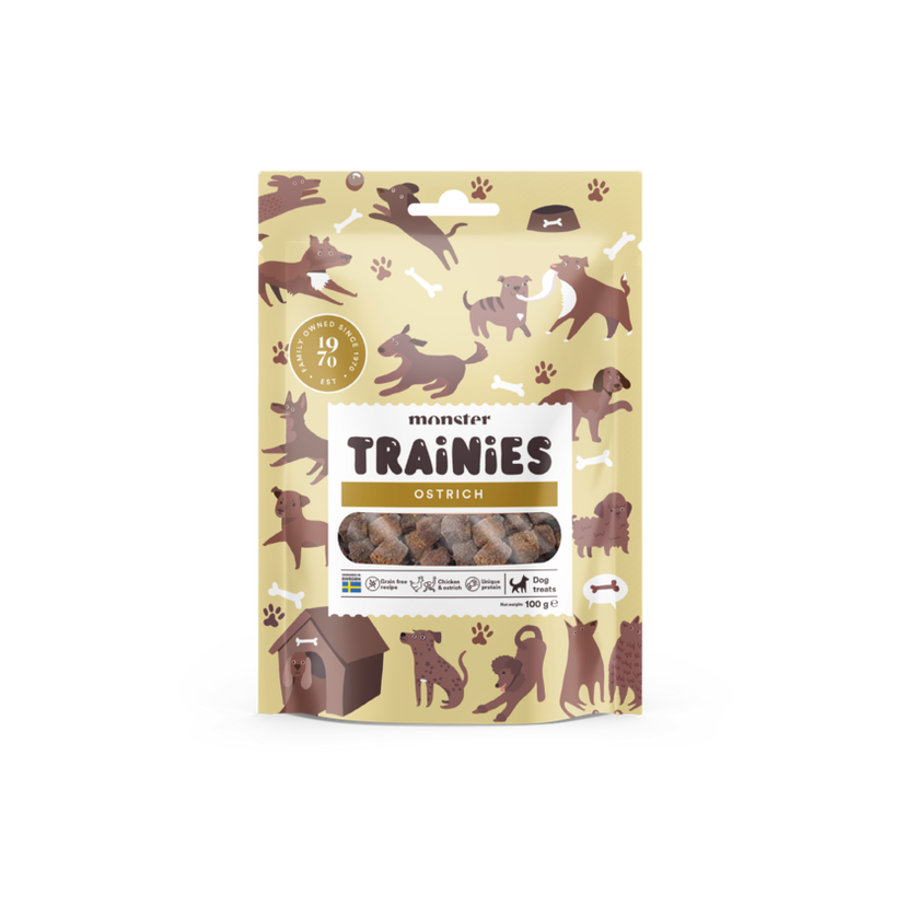 Monster Dog training treats Ostrich 100g