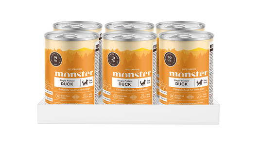 Monster Dog Adult Single Duck Burk 400gr