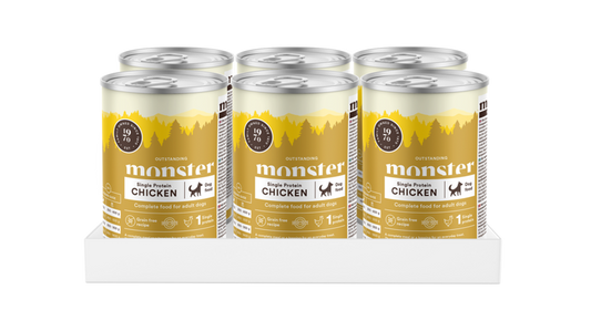 Monster Dog Adult Single Chicken Burk 400gr