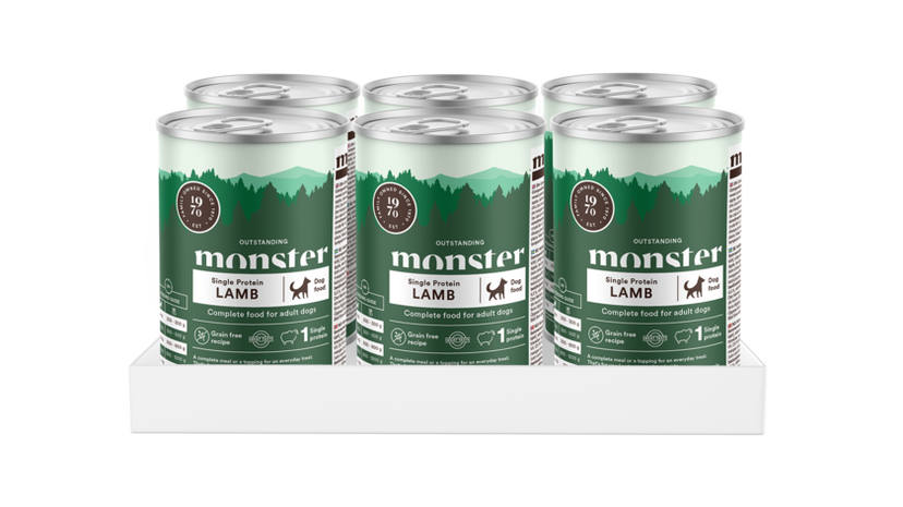 Monster Dog Adult Single Lamb Burk 400gr