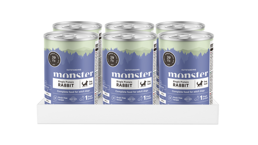 Monster Dog Adult Single Rabbit Burk 400gr
