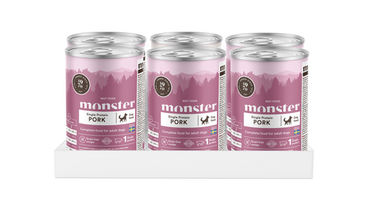 Monster Dog Adult Single Pork Burk 400gr