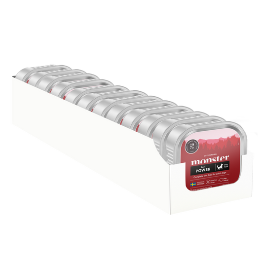 Monster Dog Power Beef Pat Tray 150gr