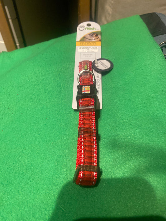 Hundhalsband Go Fresh Ruby Red S 16mmx25-36cm