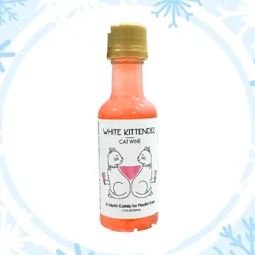 Kattvin White Kittendel med flytande kattmynta för katter 50ml