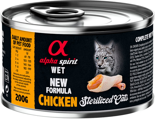 AlphaSpirit Cat Steriliserad kyckling