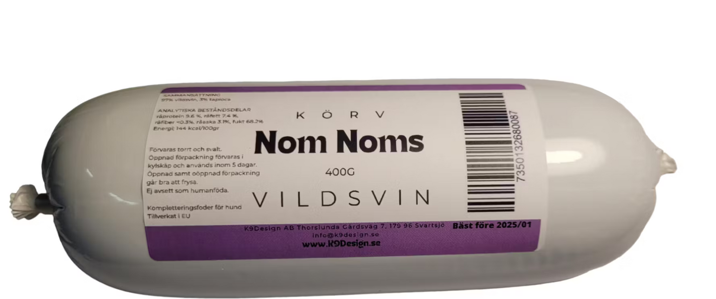 Nom Noms KÖRV Vildsvin 400gr