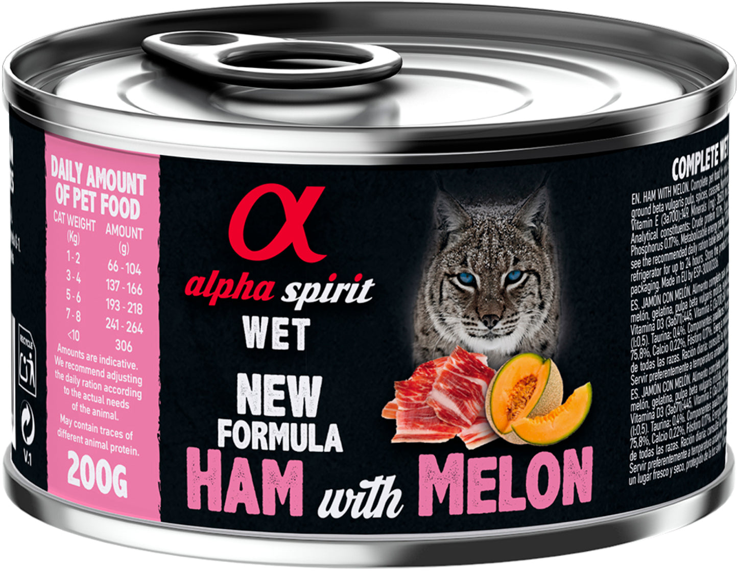 AlphaSpirit Cat Ham with melon (skinka med melon)
