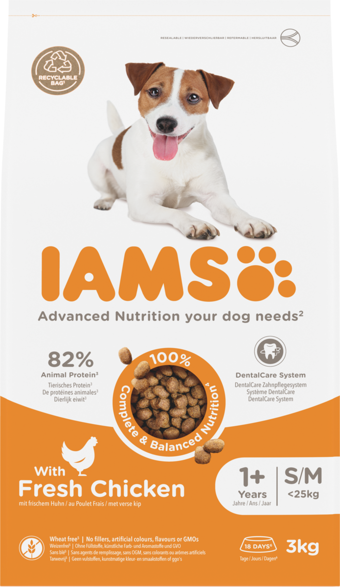 Iams Dog Adult S/M Chicken 3kg