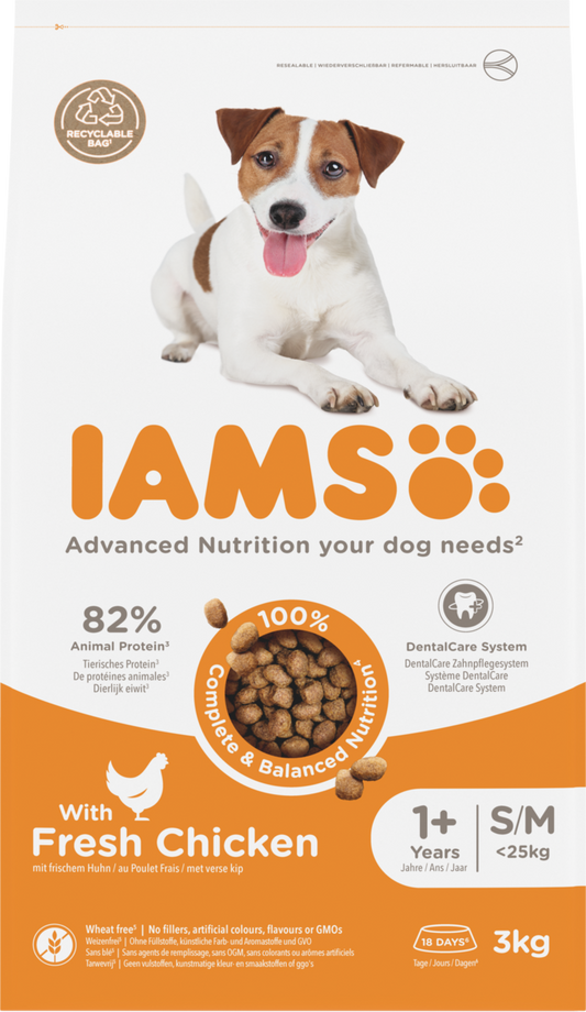 Iams Dog Adult S/M Chicken 3kg