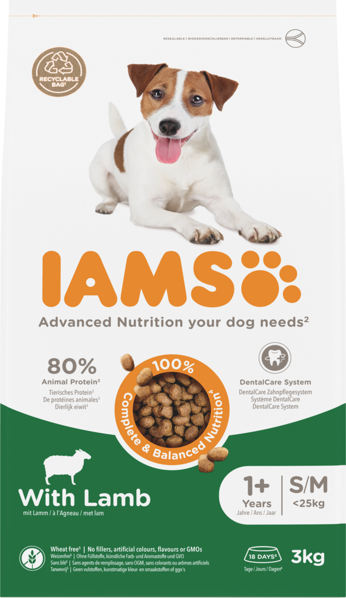 Iams Dog Adult S/M Lamb 3kg