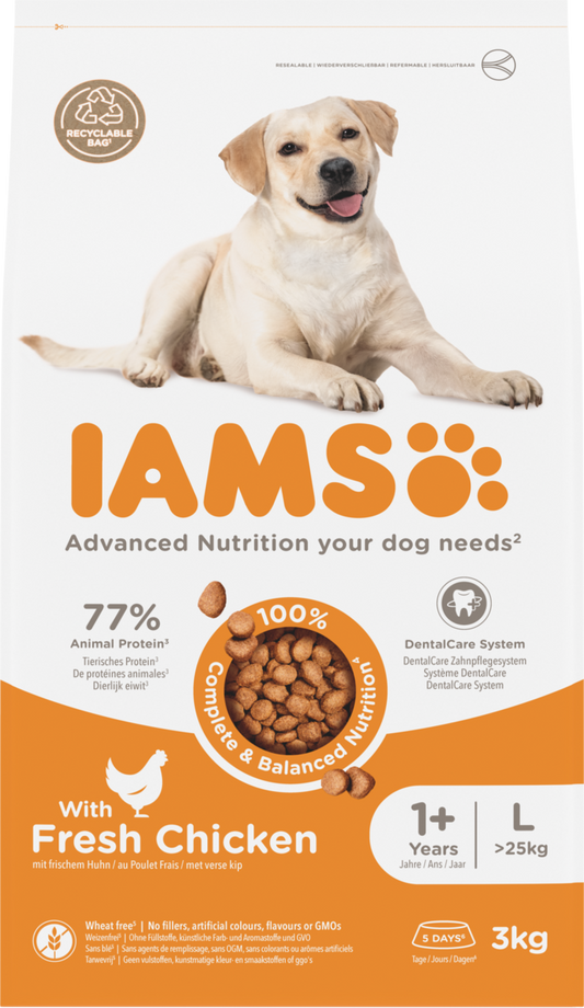 Iams Dog Adult Large Chicken 3kg