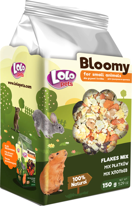 Bloomy Flake-blandning, gnagare/kanin