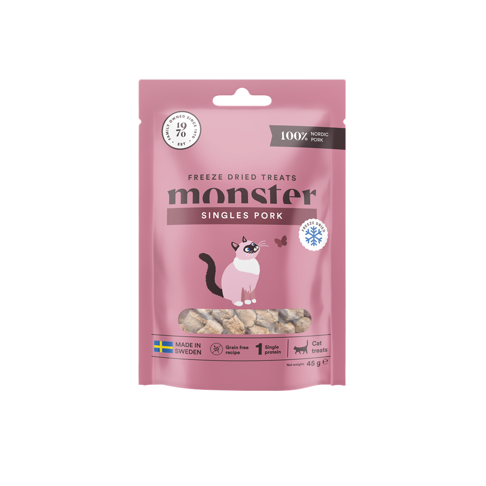 Kattgodis Monster Freezies Pork 45gr