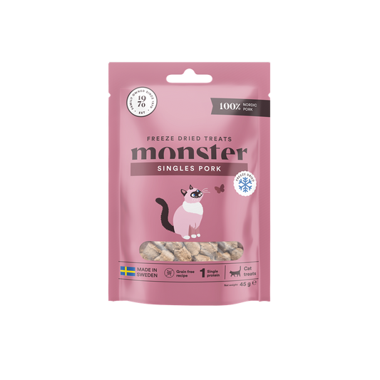 Kattgodis Monster Freezies Pork 45gr