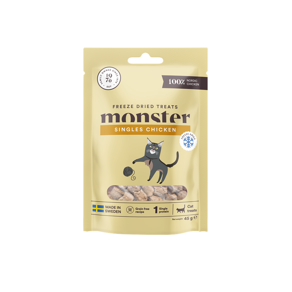 Kattgodis Monster Freezies Chicken 45gr