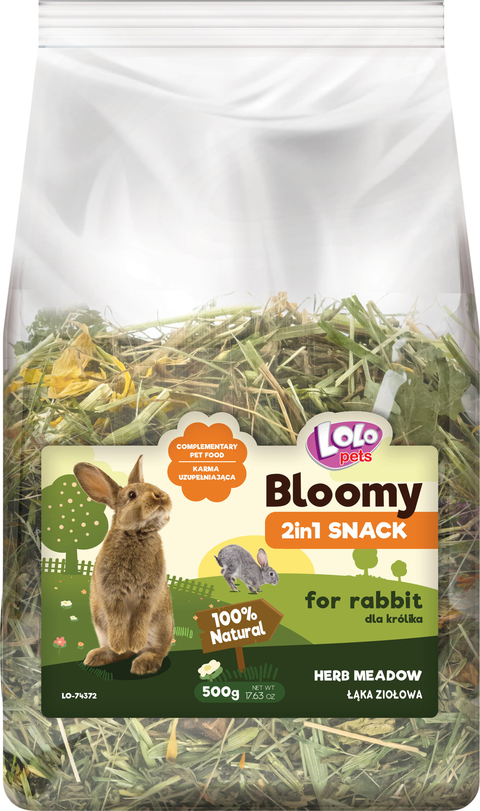 Bloomy 2in1 Snack - herbal meadow for rabbit