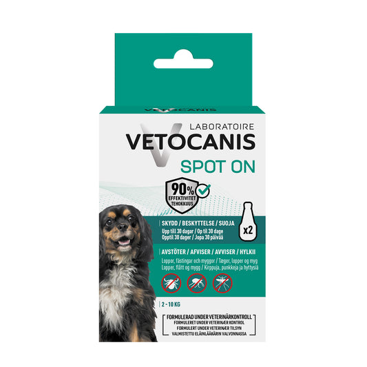 Anti-parasit Spot On Hund Small Vetocanis 2x2ml