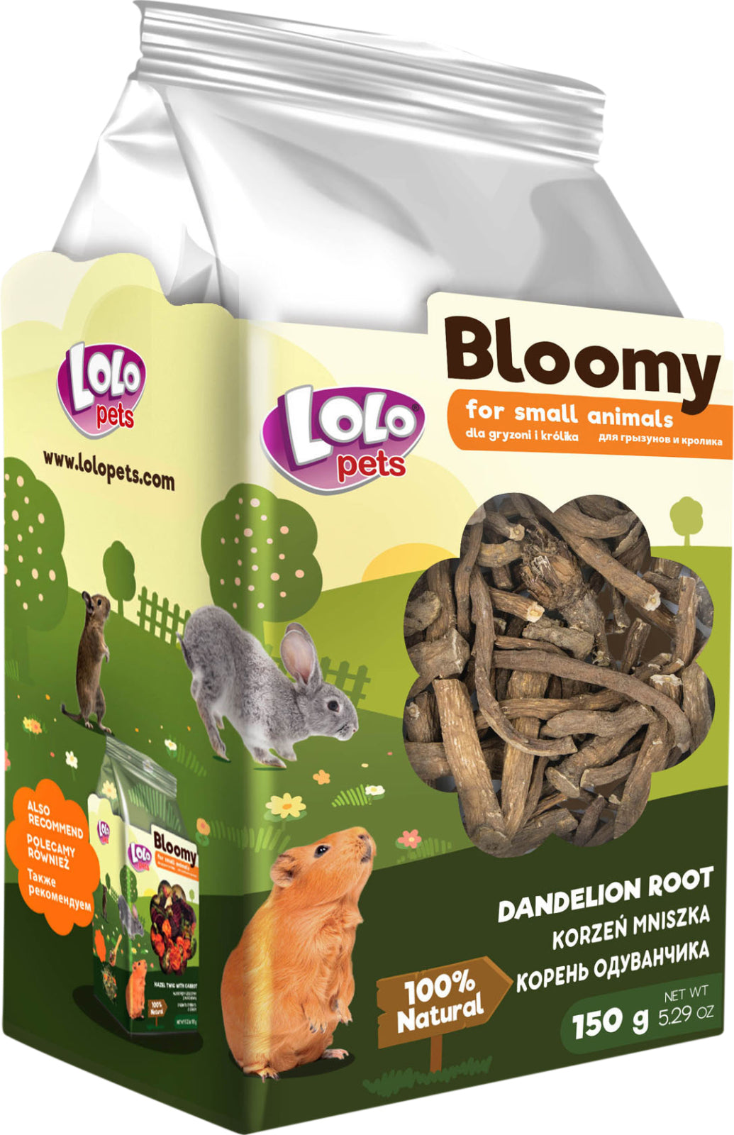 Bloomy maskrosrot fr gnagare och kaniner