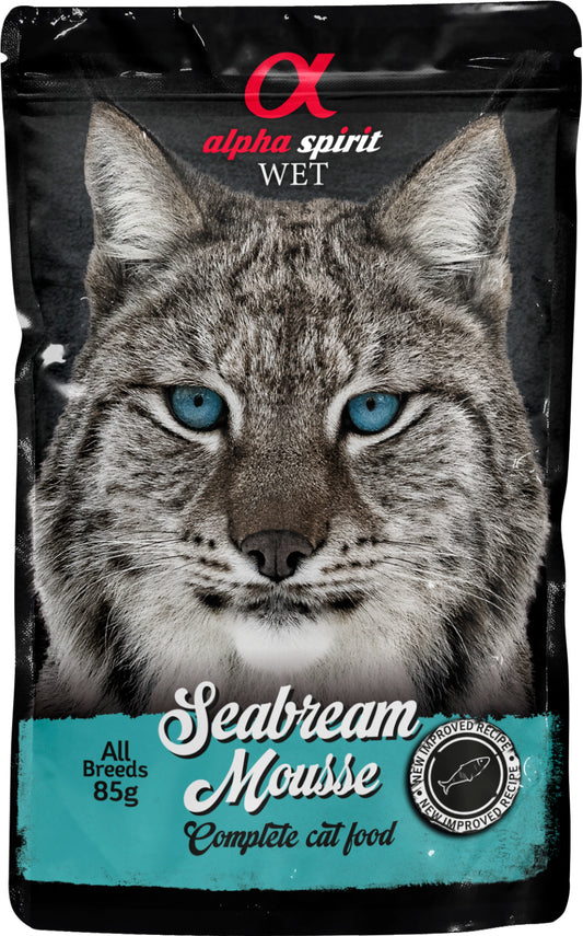 AlphaSpirit Cat Pouch Mousse Sea Brum (havsruda)