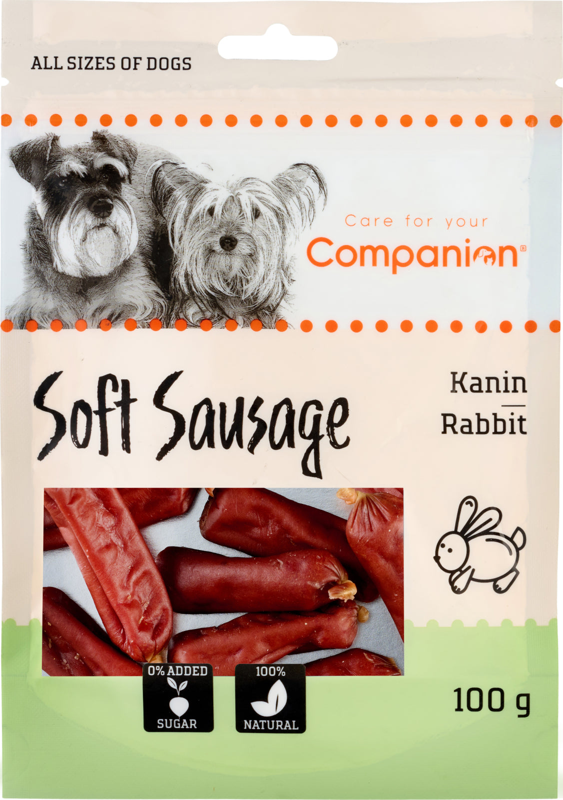 Companion Soft Sausage, kanin