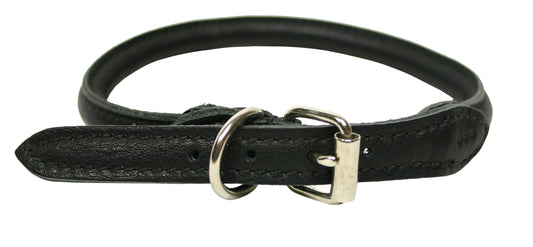 Halsband mjukt rundsytt Svart 10mm/45cm