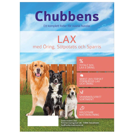 Chubbens Lax med Öring, Sötpotatis och Sparris