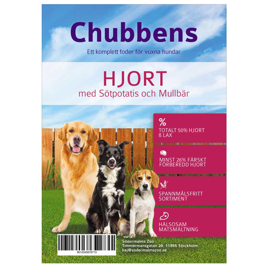 Chubbens Hjort med Sötpotatis och Mullbär