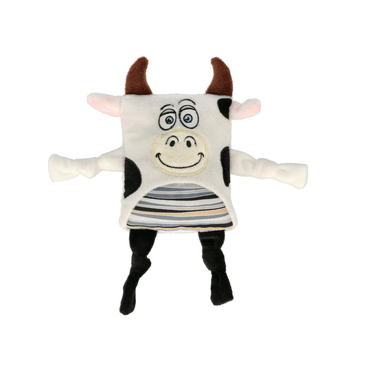 Hundleksak Cowe Plutt Vit M 20cm