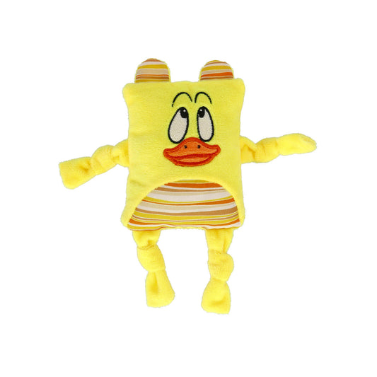 Hundleksak Ducke Plutt Gul M 20cm