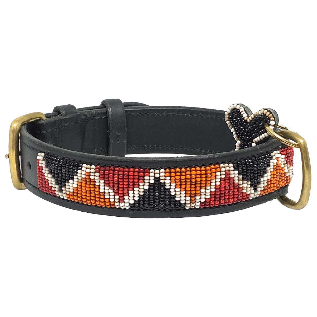 Hundhalsband Kampuni Skinny Himba Black