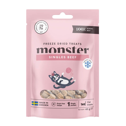 Kattgodis Monster Freezies Beef 45gr
