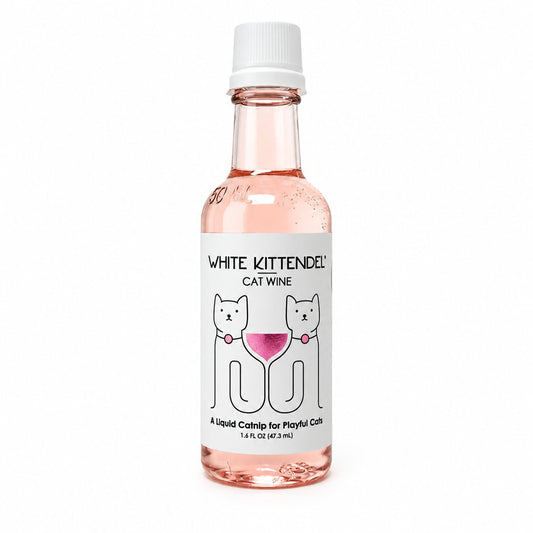 Kattvin White Kittendel med flytande kattmynta för katter 50ml