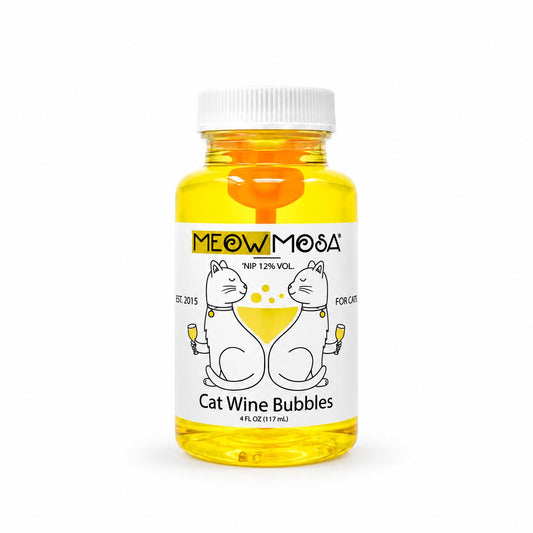 Kattvinsbubblor Meowmosa Giftfri kattmynta för katter 118ml