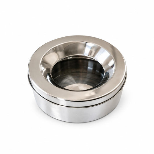 Vattenskål Non-splash bowl metal 0,7L