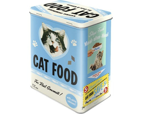 Metallbox L Cat Food 10x14x20cm, 3L