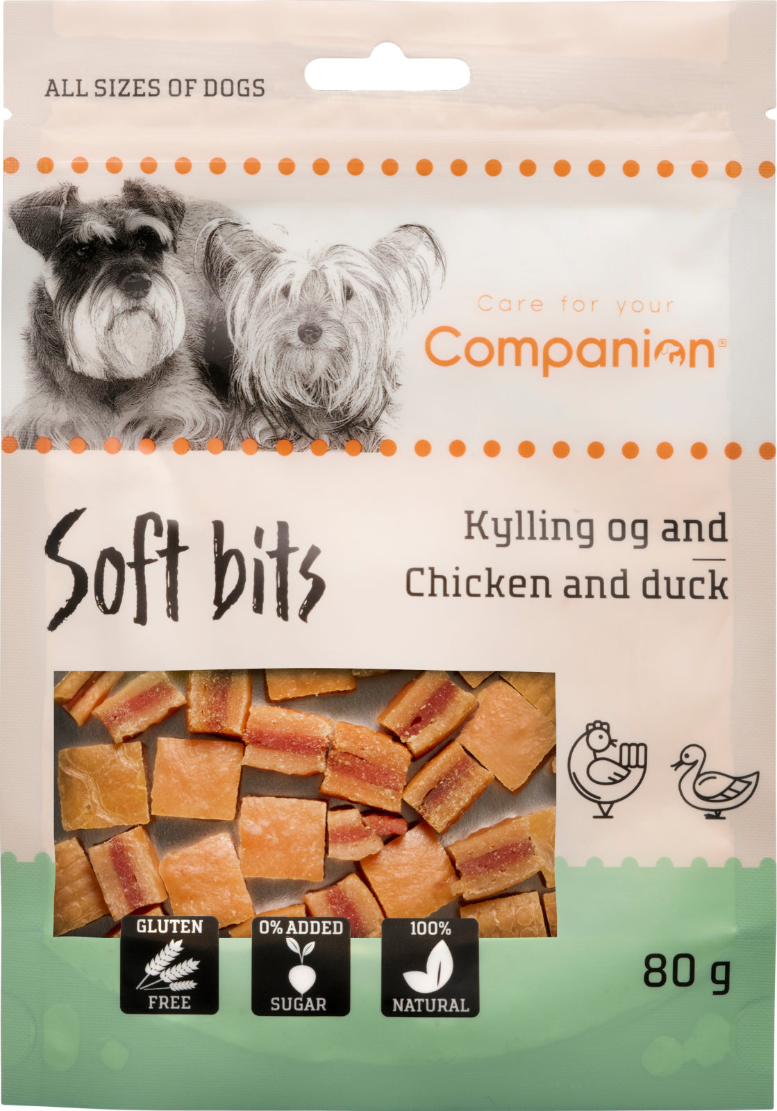 Companion Soft bits, kylling og anka